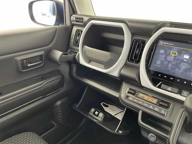 スズキ ハスラー HYBRID G 大分県 2020(令2)年 6.1万km ブリスクブルーメタリック/ホワイト2トーンルーフ デュアルカメラブレーキサポート/レーンアシスト/純正ナビ/（フルセグ/CD/Bluetooth/DVD)/全方位カメラ/ビルトインETC/前方ドライブレコーダー/クリアランスソナー/シートヒーター/電動格納ミラー/プッシュスタート・スマートキー/ステアリングスイッチ