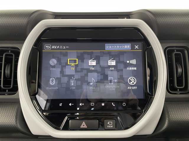 スズキ ハスラー HYBRID G 大分県 2020(令2)年 6.1万km ブリスクブルーメタリック/ホワイト2トーンルーフ デュアルカメラブレーキサポート/レーンアシスト/純正ナビ/（フルセグ/CD/Bluetooth/DVD)/全方位カメラ/ビルトインETC/前方ドライブレコーダー/クリアランスソナー/シートヒーター/電動格納ミラー/プッシュスタート・スマートキー/ステアリングスイッチ