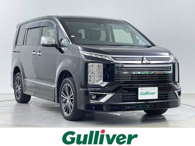三菱 デリカＤ：５ アーバンギア G 道央・札幌 2019(平31)年 3.2万km ダイヤモンドブラックマイカ ・４WD/ディーゼルターボ/・衝突被害軽減ブレーキシステム/・純正１０.１インチナビ/・DVD.CD.SD.フルセグ/・パノラマビューモニター/・バックカメラ /・両側パワースライドドア /・ドライブレコーダー前後/・シートカバー/・パドルシフト/・リアヒーター/・リアヒーターダクト/・ETC