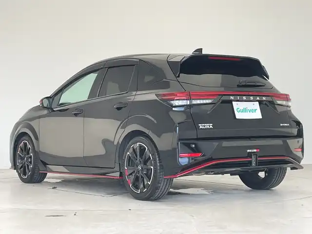 日産 オーラ ニスモ 愛知県 2022(令4)年 1.8万km スーパーブラック プロパイロット/全方位カメラ/クルーズコントロール/シートヒーター/バックカメラ/コーナーセンサー/純正アルミホイール/ETC2.0/BSM/ステアリングヒーター/オートマチックハイビーム/置くだけ充電/ドライブレコーダー/衝突軽減ブレーキ/フルセグテレビ/Bluetooth/ステアリングスイッチ/スマートキー/プッシュスタート/ハーフレザーシート