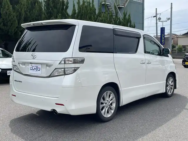 トヨタ ヴェルファイア 2．4Z プラチナセレクション 和歌山県 2010(平22)年 12.3万km ホワイトパールクリスタルシャイン 社外メモリーナビTVフルセグ/社外CD/DVD/両側パワースライドドア/パワーバックドア/バックカメラ/クルーズコントロール/ETC/スマートキー/プッシュスタート/保証書・取説有