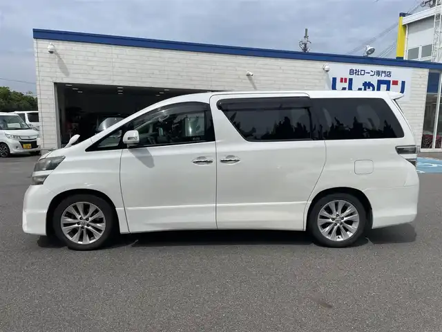 トヨタ ヴェルファイア 2．4Z プラチナセレクション 和歌山県 2010(平22)年 12.3万km ホワイトパールクリスタルシャイン 社外メモリーナビTVフルセグ/社外CD/DVD/両側パワースライドドア/パワーバックドア/バックカメラ/クルーズコントロール/ETC/スマートキー/プッシュスタート/保証書・取説有