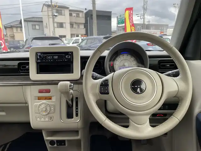 スズキ ラパン モード 石川県 2020(令2)年 4.3万km ノクターンブルーパール/ホワイト 2トーンルーフ スズキセーフティサポート/社外CD/シートヒーター/ドライブレコーダー/ETC/スマートキー/プッシュスタート/電動ミラー/ベンチシート