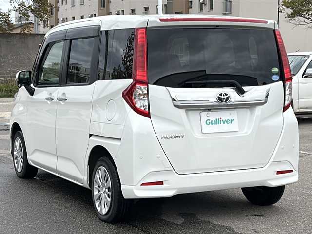 トヨタ ルーミー G コージーエディション 石川県 2019(令1)年 5万km パールホワイトⅢ スマートアシストIII/・衝突回避支援ブレーキ機能/・衝突警報機能/・車線逸脱警報機能/・誤発信抑制制御機能/・オートハイビーム/・コーナーセンサー/純正SDナビゲーション/【Bluetooth・フルセグTV・CD・DVD・SD】/型番：NSZT-W62G/両側パワースライドドア/ビルトインETC/エンジンプッシュスタート/・スマートキー/・スペアキー/ハロゲンヘッドライト/・オートライト/・フォグランプ/前席シートヒーター/横滑り防止装置/アイドリングストップ/社外アルミホイールスタッドレスタイヤ車載/純正フロアマット/新車時保証書/取扱説明書