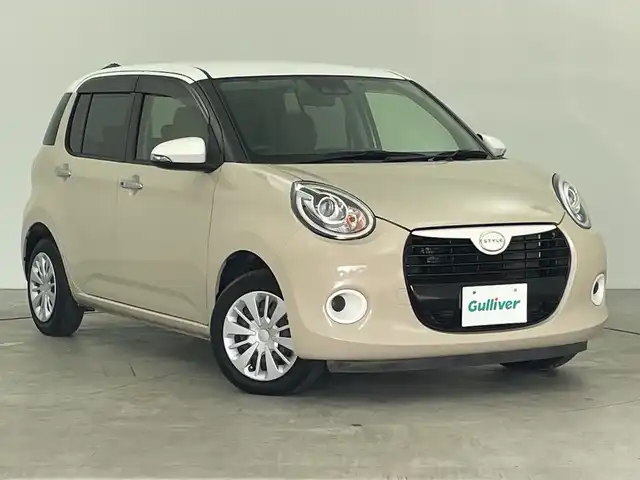 ダイハツ ブーン スタイル SAⅢ 三重県 2019(平31)年 4.2万km ホワイト/パウダリーベージュメタリック 2トーン /禁煙車//社外7型ナビ/ フルセグTV/Bluetooth/CD/DVD//バックカメラ//衝突軽減ブレーキ//コーナーセンサー//衝突軽減ブレーキ//ETC//ドラレコ//オートライト//オートマチックハイビーム//プッシュスタート//スマートキー//スペアキー//ドアバイザー//スマートアシスト3