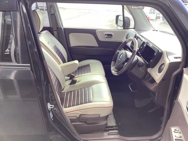 スズキ ＭＲワゴン Wit LS 千葉県 2014(平26)年 7.2万km ブルーイッシュブラックパール3 ユーザー買取　/社外SDナビ　/バックカメラ　/アイドリングストップ　/専用皮シート　/スマートキー　/プッシュスタート　