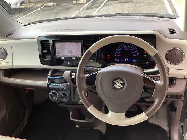 スズキ ＭＲワゴン Wit LS 千葉県 2014(平26)年 7.2万km ブルーイッシュブラックパール3 ユーザー買取　/社外SDナビ　/バックカメラ　/アイドリングストップ　/専用皮シート　/スマートキー　/プッシュスタート　