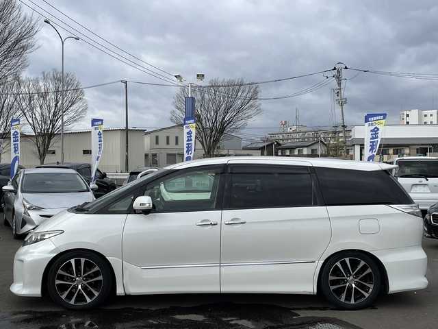 トヨタ エスティマ アエラス プレミアムエディション 宮城県 2013(平25)年 9.5万km ホワイトパールクリスタルシャイン (株)IDOMが運営する【じしゃロン仙台店】の自社ローン対象車両になります。こちらは現金ご利用時の価格です。自社ローンご希望の方は別途その旨お申付け下さい。/ハーフレザーシート/両側パワースライドドア/HDDナビ/フルセグ/Bluetooth/バックカメラ/ETC/クルコン/HIDヘッドライト/TEIN製車高調＆減衰力調整