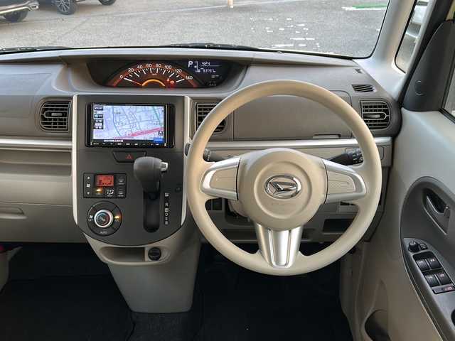 ダイハツ タント X SAⅡ 兵庫県 2015(平27)年 8.4万km コットンアイボリー 取扱説明書/保証書/社外ナビ（FM/AM/CD/Bluetooth/ワンセグ）/プッシュスタート/スマートキー×２/ETC/片側パワースライドドア/レーンキープアシスト/衝突軽減ブレーキ/コーナーセンサー/サンシェード/純正フロアマット