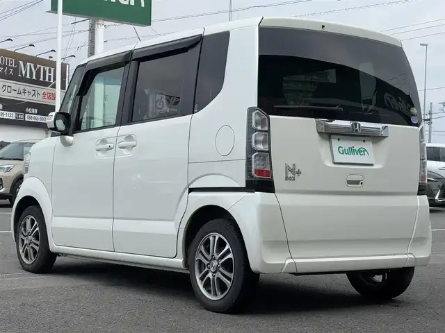 ホンダ Ｎ ＢＯＸ ＋ G Lパッケージ 徳島県 2014(平26)年 11.7万km プレミアムホワイトパール ・社外オーディオ（ＦＭＡＭ・ＢＴオーディオ）/・両側パワースライドドア　/・ＥＴＣ　/・横滑り防止　/・純正マット　/・スペアキー