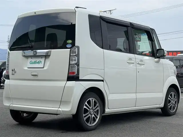 ホンダ Ｎ ＢＯＸ ＋ G Lパッケージ 徳島県 2014(平26)年 11.7万km プレミアムホワイトパール ・社外オーディオ（ＦＭＡＭ・ＢＴオーディオ）/・両側パワースライドドア　/・ＥＴＣ　/・横滑り防止　/・純正マット　/・スペアキー