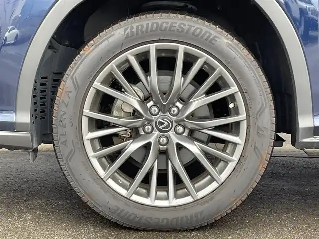 レクサス ＲＸ 450h Fスポーツ 青森県 2018(平30)年 7.3万km ディープブルーマイカ /4WD/マークレビンソン /純正ナビ/ (フルセグTV/DVD/Bt/ブルーレイ/AUX/USB)/全方位カメラ/ヘットアップディスプレイ/プリクラッシュセーフティ/レーントレーシング/ブラインドスポット/レーダークルーズ/黒革シート/D席メモリー付き/　全席パワーシート /前席シートベンチレーション/　/シートヒーター /ステアヒーター/電動チルトステア/革巻きステア/ノブ/パドルシフト/ミラーヒーター/三眼LEDオートライト/オートマチックハイビーム/シーケンシャルウインカー/電動バックドア/前後バンパーソナー/リア5面プライバシーガラス＋/　スモークフィルム/シルバールーフレール/ETC2.0/ドライブレコーダー/純正ドアバイザー/純正フロアマット/W/サイド/カーテン/ニーエアバッグ/スマートキーx2/カードキー/保証書/取説/ナビ取説