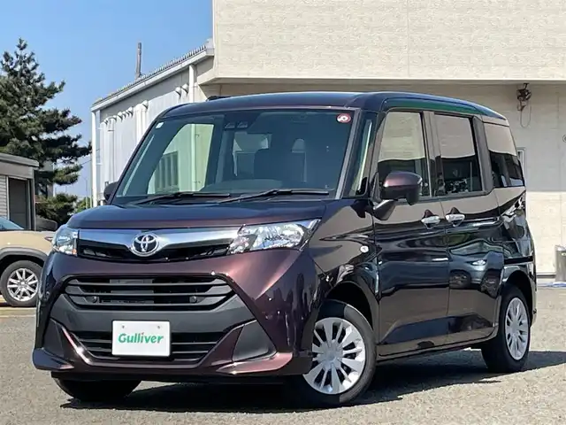 トヨタ タンク X S 宮城県 2020(令2)年 4.3万km プラムブラウンパールクリスタルシャイン 純正ディーラーナビ/フルセグＴＶ/AM/FM/Bluetooth/ワンオーナー/ビルトインＥＴＣ/プリクラッシュセーフティ/アイドリングストップ/横滑り防止装置/オートハイビーム/バックカメラ/スマートキー/パワースライドドア片面/純正ＡＷサマータイヤ/純正フロアマット