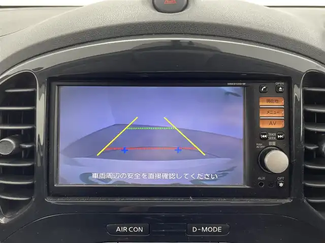 日産 ジューク 16GT FOUR タイプV 群馬県 2012(平24)年 8.8万km ブリリアントホワイトパール 純正7インチナビ(AM/FM/フルセグTV/AUX/SD)/バックモニター/社外前後方ドライブレコーダー/4WD/電動格納ミラー/ETC/プッシュスタート/スマートキー/スペアキー/オートライト