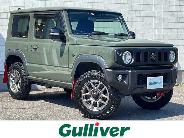 スズキ ジムニー XC 福島県 2023(令5)年 1万km ジャングルグリーン ワンオーナー/【モンスタースポーツコンプリートカー】/EX-TUNEサスペンション2インチアップ/MonsterSPORTフルレンジECU STAGE2/（64→約90馬力）/SR-7F RECAROシート/SP-Xストリートマフラー/Carrozzeriaハイレゾサウンドスピーカー/オーバーフェンダー/MonsterSPORTマッドフラップ/MonsterSPORTアルミペダル/MonsterSPORT背面タイヤカバー/スズキレーダーセーフティ/Stradaナビ/バックカメラ/Bluetooth/DVD再生/前後ドラレコ/オートLEDライト/デュアルカラーフォグランプバルブ（ホワイト/イエロー）/M/Tタイヤ装着純正AW16インチ