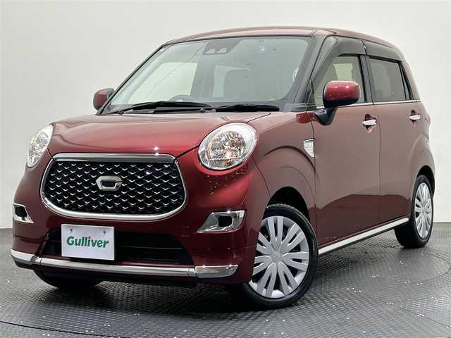 ダイハツ キャスト スタイル X リミテッド SAⅢ 愛媛県 2021(令3)年 1万km ファイアークォーツレッドM 社外メモリナビ/(Bluetooth/フルセグ)/バックカメラ/衝突被害軽減ブレーキ/レーンキープアシスト/ドライブレコーダー/運転席/助手席シートヒーター/プッシュスタート/ETC/ステアリングスイッチ/オートマチックハイビーム/オートライト/ヘッドライトレベライザー/保証書/取扱説明書