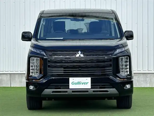 三菱 デリカＤ：５ シャモニー 香川県 2025(令7)年 0.1千km ブラックダイヤモンド 登録時走行距離：11km/純正11型ナビゲーション/→フルセグTV/→CD/DVD再生/バックカメラ/フリップダウンモニター/レーダークルーズコントロール/ステアリングリモコン/ステアリングヒーター/パドルシフト/両側パワースライドドア/電動リアゲート/HDMI/LEDオートライト/フォグランプ/電動格納ウィンカー付きミラー/スマートキー/スペアキー