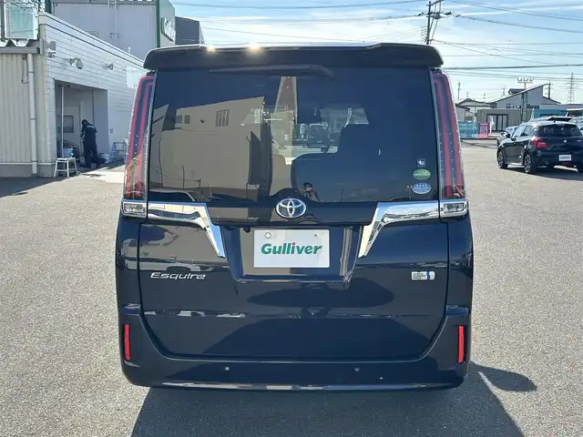 トヨタ エスクァイア ハイブリッド Gi 山形県 2019(平31)年 9.8万km スパークリングブラックパールクリスタルシャイン トヨタセーフティセンス/純正SDナビ/　　【CD DVD BT フルセグ】/バックカメラ/両側パワースライドドア/クルーズコントロール/LEDオートヘッドライト/ソフトレザーシート/シートヒーター/純正15インチアルミホイール/ドライブレコーダー/ステアリングスイッチ/電動格納ウィンカーミラー/フォグランプ/WAC/スマートキー/ETC