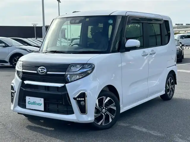 ダイハツ タント カスタム X セレクション 奈良県 2020(令2)年 4.3万km シャイニングホワイトパール 純正ナビ/フルセグテレビ/バックカメラ/ＤＶＤ再生/プッシュスタート/シートヒーター/純正フロアマット/両側パワースライドドア/純正ＡＷ/前後コーナーセンサー/純正ドライブレコーダー/アイドリングストップ/スマートキー
