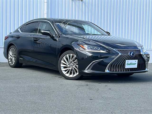 レクサス ＥＳ 300h バージョンL 三重県 2019(平31)年 2.8万km グラファイトブラックガラスフレーク 純正ナビ /全周囲カメラ/サンルーフ /本革シート/BSM /デジタルインナーミラー /ビルトインETC2.0 /スペアキー(2本) /全周囲ドライブレコーダー/前後コーナーセンサー/レーダークルーズコントロール/レーンキープアシスト/AC100V充電 /USB給電ポート/パワーバックドア/メモリシート /前席パワーシート/全席シートヒーター /全席シートエアコン /ステアリングヒーター/ステアリングスイッチ/LEDヘッドライト/オートハイビーム/オートライト/革巻きステアリング/ヘッドアップディスプレイ/純正フロアマット/電動格納ミラー/禁煙車