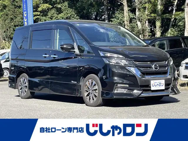 日産 セレナ ハイウェイスター 栃木県 2016(平28)年 13.9万km ダイヤモンドブラック (株)IDOMが運営する【じしゃロン宇都宮店】の自社ローン専用車両になります。こちらは現金またはオートローンご利用時の価格です。自社ローンご希望の方は別途その旨お申付け下さい/禁煙車/福祉車両/プロパイロット/ＥＴＣ/純正ＳＤナビ/アラウンドビューモニター/両側パワースライドドア/サンシェード/プッシュスタート/スマートキー　