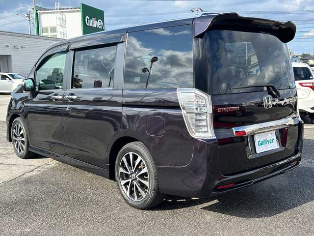 ホンダ ステップワゴン スパーダ Z クールスピリット 富山県 2013(平25)年 5.9万km プレミアムコスミックバイオレットパール 純正メモリナビ/型式：VXM-135VFNi/【フルセグTV/i-Pod/USB】/両側パワースライドドア　/純正17インチアルミホイール　/ビルトインＥＴＣ　/クルーズコントロール/パドルシフト/アイドリングストップ　/横滑り防止装置　/純正キセノンヘッドライト/バックカメラ　/スマートキー/スペアキー1本/ハーフレザーシート/純正フロアマット