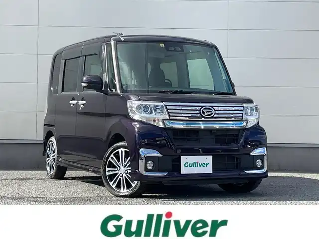 ダイハツ タント カスタム X SA Ⅲ 茨城県 2018(平30)年 6.8万km ナイトシャドーパープルクリスタルM 社外SDナビ(CN-RE04WD)/・フルセグテレビ/・Bluetooth/・CD/DVD/・SD/バックカメラ/スマートアシスト3/・衝突軽減システム/・車線逸脱防止/・オートハイビーム/・誤発進抑制機能/リアコーナーセンサー/片側パワースライドドア(左側)/アイドリングストップ/LEDヘッドライト/オートライト/フォグランプ/シートヒーター(D席)/社外アルミホイール/純正フロアマット/ETC