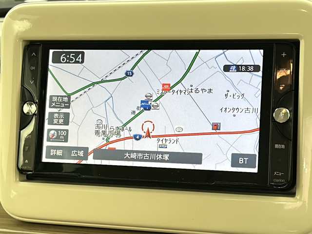 スズキ ラパン X 宮城県 2016(平28)年 9.1万km シフォンアイボリーメタリック 禁煙車/スズキセーフティサポート/・デュアルセンサーブレーキサポート/・車線逸脱警報システム/クラリオンSDナビ/・CD.DVD.SD.BT/フルセグTV/前席シートヒーター/アイドリングストップ/横滑り防止装置/プッシュスタート/スマートキー/オートエアコン/LEDヘッドライト/社外14インチアルミホイール/純正フロアマット