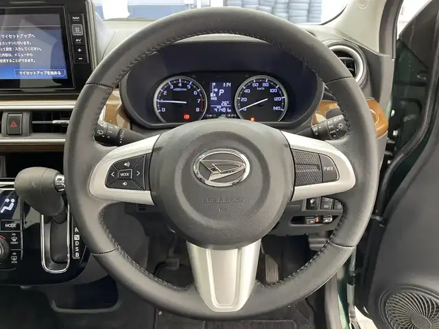 ダイハツ キャスト スタイル GプライムコレSAⅢ 滋賀県 2019(平31)年 4.2万km ダークエメラルドマイカ 純正８型ナビ/Bluetooth/USB/iPod/全方位カメラ/レーンキープアシスト/オートマチックハイビーム/衝突軽減ブレーキ/LEDヘッドライト/シートヒーター/ステアリングリモコン/スマートアシストIII/純正15AW/ドライブレコーダー/ETC/アイドリングストップ/プッシュスタート/スマートキー