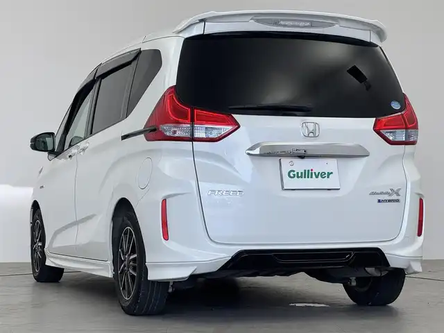 ホンダ フリード ハイブリット モデューロX ホンダセンシング 愛知県 2019(平31)年 4.7万km パール 純正９インチナビ　/（フルセグ／BT/CD/DVD）　/ヘッドレストモニター（ALPINE）　/レーダークルーズコントロール　/バックモニター　/衝突軽減システム/レーンキープアシスト/両側パワースライドドア　/ハーフレザーシート　/後席サンシェード　/ドライブレコーダー　/ETC