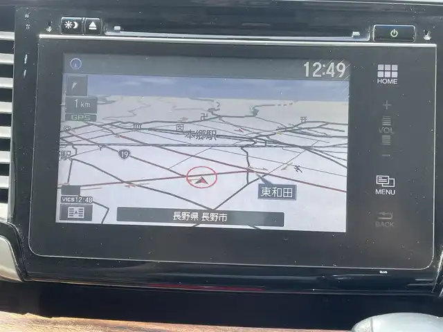 ホンダ オデッセイ G 長野県 2013(平25)年 10.7万km ホワイトオーキッドパール 純正ナビ（FM/AM、CD、DVD、BT）/バックカメラ/フルセグテレビ/クルーズコントロール追従無/両側パワースライド/レーンキープアシスト/横滑り防止装置/盗難防止装置/アイドリングストップ/LEDオートライト/リモコンキー/ワンオーナー/MTモード付AT/社外フロアマット/保証書
