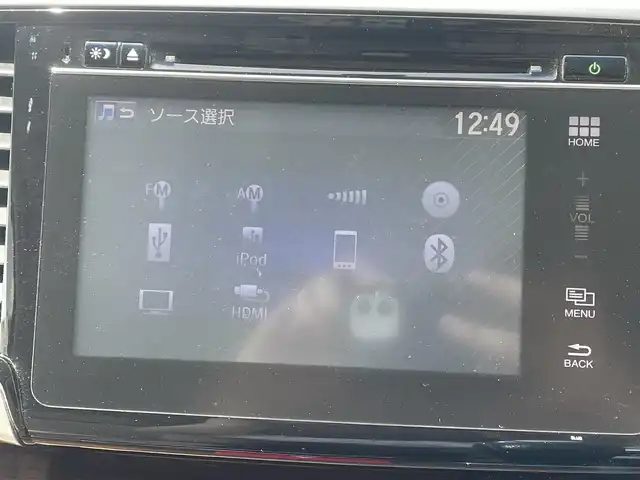 ホンダ オデッセイ G 長野県 2013(平25)年 10.7万km ホワイトオーキッドパール 純正ナビ（FM/AM、CD、DVD、BT）/バックカメラ/フルセグテレビ/クルーズコントロール追従無/両側パワースライド/レーンキープアシスト/横滑り防止装置/盗難防止装置/アイドリングストップ/LEDオートライト/リモコンキー/ワンオーナー/MTモード付AT/社外フロアマット/保証書
