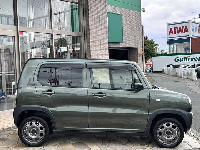 スズキ ハスラー G 静岡県 2019(令1)年 4.9万km 緑 社外ナビ/・Bluetooth/・フルセグTV/・CD/DVD/・SD//主要装備/・プッシュスタート/・ETC車載器/・ドライブレコーダー/・衝突被害軽減システム/・レーンキープアシスト/・アイドリングストップ/・横滑り防止/・前席シートヒーター/・純正フロアマット/・スマートキー/・スペアキー/・ドアバイザー
