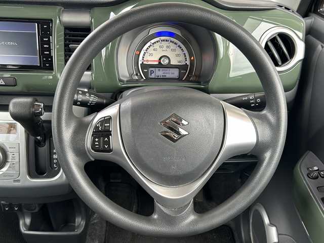 スズキ ハスラー G 静岡県 2019(令1)年 4.9万km 緑 社外ナビ/・Bluetooth/・フルセグTV/・CD/DVD/・SD//主要装備/・プッシュスタート/・ETC車載器/・ドライブレコーダー/・衝突被害軽減システム/・レーンキープアシスト/・アイドリングストップ/・横滑り防止/・前席シートヒーター/・純正フロアマット/・スマートキー/・スペアキー/・ドアバイザー