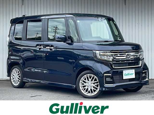 ホンダ Ｎ ＢＯＸ カスタム L ターボ 長野県 2021(令3)年 5.9万km ミッドナイトブルービームM ホンダセンシング/ワンオーナー/両側パワースライドドア/純正メモリナビ（VXM-214VFi）/・CD/DVD/Bluetooth/フルセグTV/バックカメラ/ハーフレザーシート/ETC/前後ドライブレコーダー/純正15インチＡＷ/追従型クルーズコントロール/LEDオートライト/フォグランプ/前後コーナーセンサー/純正フロアマット/プッシュスタート/スマートキー/スペアキー/取扱説明書