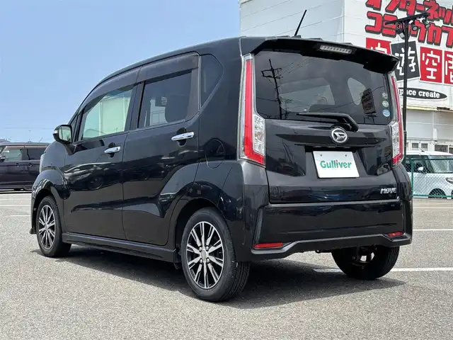 ダイハツ ムーヴ カスタム X ハイパー 大分県 2015(平27)年 2.5万km ブラックマイカメタリック ・オーディオ(AUX.USB.CD.ラジオ)/・アイドリングストップ/・スマートキー/・プッシュスタート/・オートライト/・オートエアコン/・純正フロアマット/・純正ホイール/・スペアキー