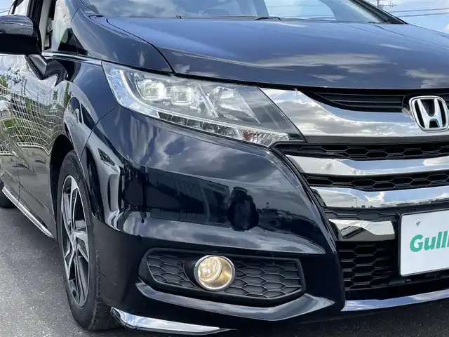 ホンダ オデッセイ アブソルート 茨城県 2013(平25)年 5.5万km プレミアムヴィーナスブラックP 純正ナビ/【AM・FM・TV・BT・USB・iPod・HDMI・DVD】/Bカメラ/ETC/クルコン/両側パワスラ/パドルシフト/USB入力端子/オットマン/ステリモ/オートライト/Fフォグ/LEDライト/アイドリングストップ/純正フロアマット/純正アルミホイール/電格ミラー/ウインカーミラー