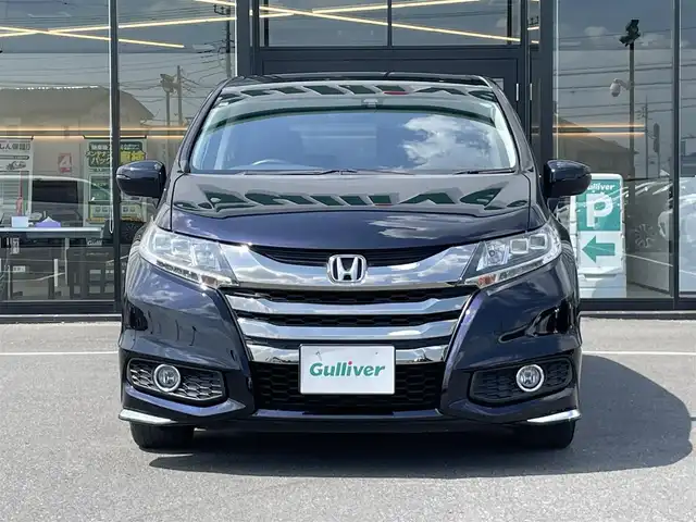 ホンダ オデッセイ アブソルート 茨城県 2013(平25)年 5.5万km プレミアムヴィーナスブラックP 純正ナビ/【AM・FM・TV・BT・USB・iPod・HDMI・DVD】/Bカメラ/ETC/クルコン/両側パワスラ/パドルシフト/USB入力端子/オットマン/ステリモ/オートライト/Fフォグ/LEDライト/アイドリングストップ/純正フロアマット/純正アルミホイール/電格ミラー/ウインカーミラー