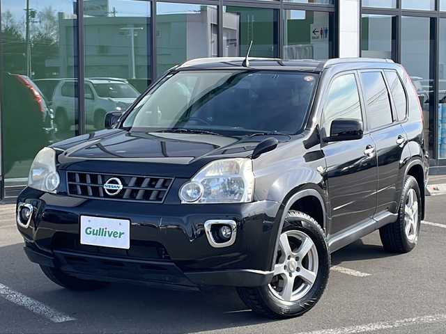 日産 エクストレイル 20Xtt 道東・釧路十勝 2010(平22)年 11万km ダイヤモンドブラック ・4WD/・純正SDナビ/（CD・DVD・BT・ラジオ・Music Box）/・バックカメラ/・クルーズコントロール/・ダウンヒルアシスト/・VDC/・ETC/・革巻きステアリング/・ステアリングスイッチ/・オートライト/・フォグライト/・カプロンシート/・シートヒーター/・電格ミラー/・スマートキー
