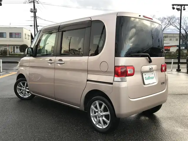 ダイハツ タント G 鳥取県 2011(平23)年 7.3万km ライトローズマイカメタリック ワンオーナー/４・W・D/社外CDオーディオ/片側パワースライドドア/ハロゲンヘットライト/純正14インチアルミホイール/純正フロアマット/スマートキー/ドアバイザー/保証書・取扱説明書