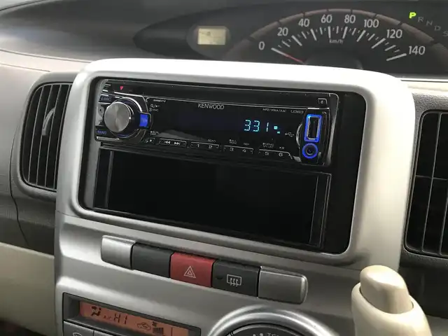 ダイハツ タント G 鳥取県 2011(平23)年 7.3万km ライトローズマイカメタリック ワンオーナー/４・W・D/社外CDオーディオ/片側パワースライドドア/ハロゲンヘットライト/純正14インチアルミホイール/純正フロアマット/スマートキー/ドアバイザー/保証書・取扱説明書