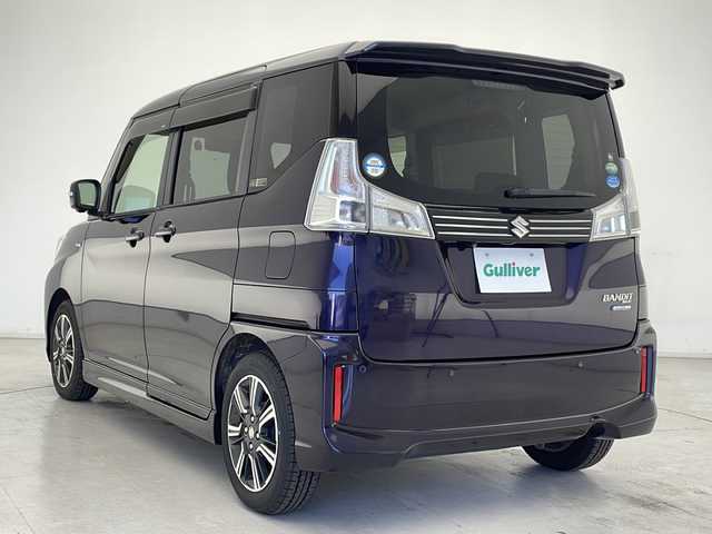 スズキ ソリオ バンディット HV MV 千葉県 2018(平30)年 4.3万km ミッドナイトバイオレットメタリック 衝突軽減/横滑り防止/W＋サイドエアバック/カーテンエアバック/レーンキープアシスト/コーナーセンサー/追従クルーズコントロール/純正テレビナビ/BT/CD/DVD/USB/パワースライドドア/全方位カメラ/純正アルミホイール/ビルトインETC/ドライブレコーダー/シートヒーター