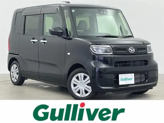 ダイハツ タント X 富山県 2022(令4)年 1.4万km ブラックマイカメタリック 純正ディスプレイオーディオ（AM/FM/DVD/BT/USB）/バックカメラ/片側パワースライドドア/D/N席シートヒーター/衝突被害軽減システム/コーナーセンサー/横滑り防止装置/アイドリングストップ/オートLEDライト/純正フロアマット/ステアリングスイッチ/スマートキー