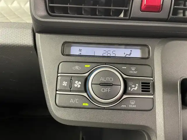 ダイハツ タント X 富山県 2022(令4)年 1.4万km ブラックマイカメタリック 純正ディスプレイオーディオ（AM/FM/DVD/BT/USB）/バックカメラ/片側パワースライドドア/D/N席シートヒーター/衝突被害軽減システム/コーナーセンサー/横滑り防止装置/アイドリングストップ/オートLEDライト/純正フロアマット/ステアリングスイッチ/スマートキー