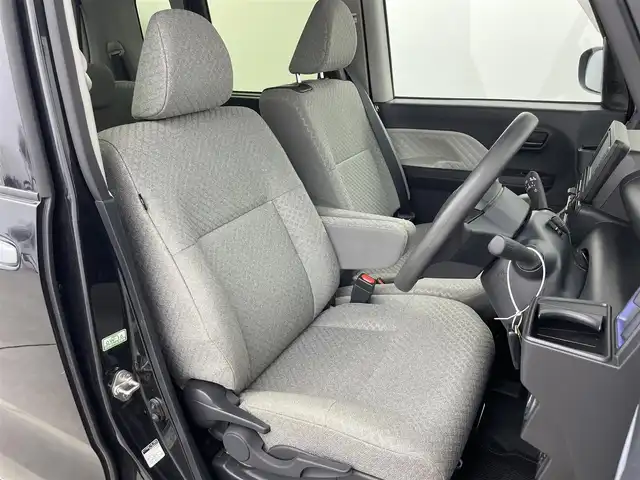 ダイハツ タント X 富山県 2022(令4)年 1.4万km ブラックマイカメタリック 純正ディスプレイオーディオ（AM/FM/DVD/BT/USB）/バックカメラ/片側パワースライドドア/D/N席シートヒーター/衝突被害軽減システム/コーナーセンサー/横滑り防止装置/アイドリングストップ/オートLEDライト/純正フロアマット/ステアリングスイッチ/スマートキー