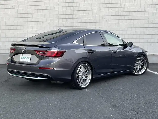 ホンダ インサイト EX 愛知県 2019(平31)年 8.9万km モダンスティールM ＲＳ－Ｒ車高調/レオンハルト１９インチアルミ/バックカメラ/ドライブレコーダー/純正ＳＤナビ/Ｂｌｕｅｔｏｏｔｈ/アダプティブクルーズコントロール/パドルシフト/前席パワーシート/前席シートヒーター/コーナーセンサー/ＥＴＣ