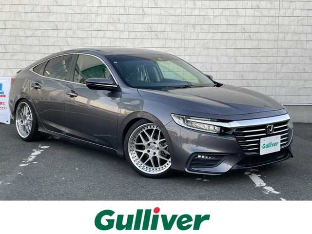 ホンダ インサイト EX 愛知県 2019(平31)年 8.9万km モダンスティールM ＲＳ－Ｒ車高調/レオンハルト１９インチアルミ/バックカメラ/ドライブレコーダー/純正ＳＤナビ/Ｂｌｕｅｔｏｏｔｈ/アダプティブクルーズコントロール/パドルシフト/前席パワーシート/前席シートヒーター/コーナーセンサー/ＥＴＣ