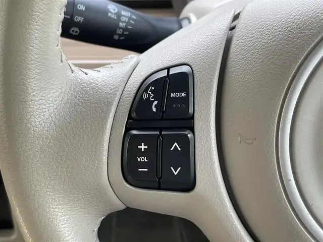 スズキ ラパン X 静岡県 2015(平27)年 5.6万km コフレピンクパールメタリック AIS検査済み4点/レーダーブレーキサポート /純正ナビ　/地デジ　/BT /USB /全方位カメラ　/運転席シートヒーター　/オートライト /純正１４インチAW /ETC /社外前後ドラレコ　/スマートキー  /スペアキー  /保証書　/取説