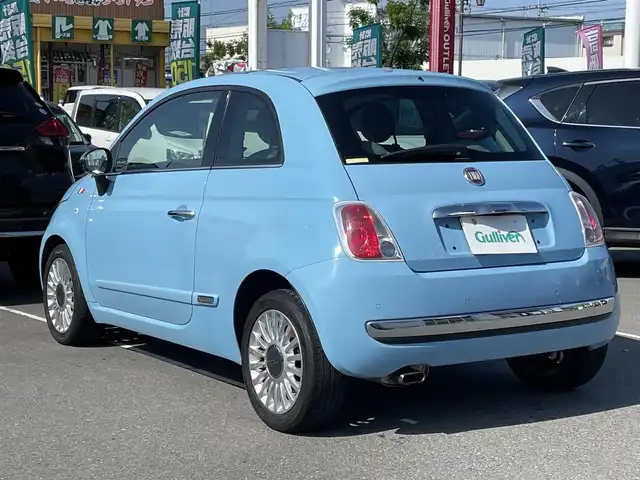 フィアット ５００ 1．2 8V ラウンジ 群馬県 2010(平22)年 4.1万km ライトブルー ワンオーナー/キーレス/ETC/サンルーフ/フォグランプ/保証書あり/取扱説明書あり/スペアキーあり