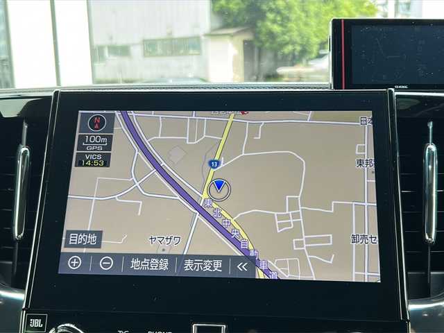 トヨタ アルファードハイブリット エグゼクティブ ラウンジ S 山形県 2021(令3)年 6.4万km ホワイトパールクリスタルシャイン 4WD/トヨタセーフティセンス/サンルーフ/モデリスタエアロ/純正ナビ/（Bluetooth/CD/DVD/フルセグ)/JBLプレミアムサウンドシステム/BSM/全方位カメラ/レーダークルーズコントロール/フリップダウンモニター/電動パーキングブレーキ/両側パワースライドドア/オートブレーキホールド/三眼LEDヘッドライト/ステアリングスイッチ/ドライブレコーダー/DN席・二列目シートヒーター/DN席・二列目エアシート/DN席・二列目パワーシート/シートメモリ/デジタルインナーミラー/ビルトインETC2.0/ステアリングヒーター/セーフティレーダー探知機/純正アルミホイール/電動格納ミラー/ウィンカーミラー/エンジンスターター/スマートキー/ドアバイザー/純正アルミホイールスタッドレス（4mm・17R）車載